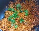 A picture of step 5 of Tomato Rice.