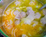 Hình bước làm 3 của món Bánh mì xíu mại Đà Lạt