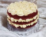 Foto del paso 20 de la receta: ❤️🎂 Pink red velvet con creamcheese de chocolate blanco 🎂❤️