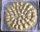Une image de l'étape 5 de Tarte apéritive aux saucisses cocktail olive et moutarde.