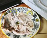 รูปขั้นตอนการทำที่ 1 ของ หนังไก่ทอด เวฟแล้วไปหม้อทอดไร้น้ำมัน