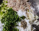 A picture of step 1 of Sabhudana kabab.