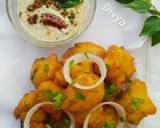 Mysore onion bonda coconut chutney recipe step 5 photo
