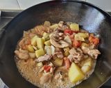 A picture of step 1 of Chicken Stew.