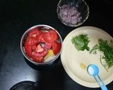 A picture of step 1 of Mini Tomato Dosa.