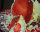 A picture of step 21 of No bake watermelon cake.