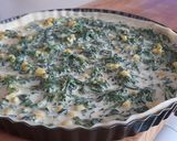 Foto del paso 2 de la receta: Quiche de espinacas, choclo y mozzarella