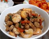 Foto langkah ke 3 dari resep 46. Oseng Tempe Gembus Udang.