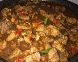 Foto langkah ke 5 dari resep Rica Daging Kambing Pedas Manis.