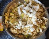 Une image de l'étape 8 de Risotto petit poids courgette.