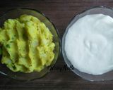 A picture of step 1 of Aloo Bonda.