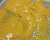 A picture of step 1 of Mango peda.
