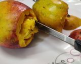 A picture of step 2 of Stuffed Mango Malai Kulfi.