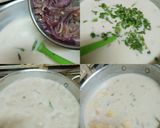 A picture of step 4 of Cassava in Coconut milk.