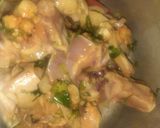 A picture of step 5 of Black chicken masala.