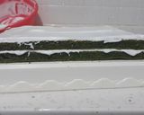 A picture of step 6 of Spinach Cake.