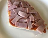 รูปขั้นตอนการทำที่ 3 ของ Pizza Ham Cheese โดย Air Fryer
