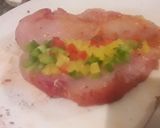 A picture of step 3 of Stuffed Chicken breast wrapped in Bacon.