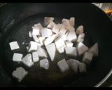 A picture of step 5 of Palak paneer.