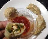 A picture of step 10 of Chicken Momos.