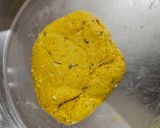 A picture of step 1 of Moong paratha (protein rich).