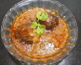A picture of step 3 of Bharli Vangi (Stuffed Brinjal).