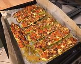 Une image de l'étape 7 de Courgettes blanches façon bruschetta.