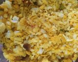 A picture of step 1 of Leftover poha,oats and potato roll with saucy dip.
