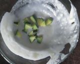 A picture of step 2 of Cheese spread and aachari cheese sperad.