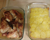 Foto del paso 5 de la receta: Picantón y milhojas de patatas asados