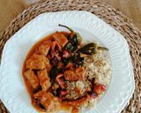 Foto del paso 13 de la receta: Tofu con tomates y pimientos