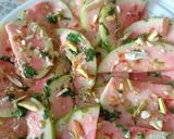 A picture of step 4 of Guava Carpaccio with feta (No Cook Recipe).