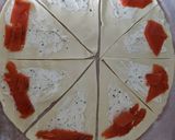 Une image de l'étape 3 de Croissants au saumon.