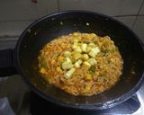 A picture of step 5 of Schezwan Maggi disc.
