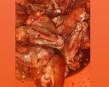 A picture of step 1 of The mustard honey wings.