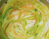 A picture of step 2 of Eggless colourful cake.