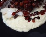Foto del paso 6 de la receta: Bacalao a la Plancha sobre Parmentier de Manzana y Verduritas al Wok
