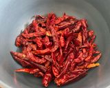 A picture of step 1 of Crispy Chilies.