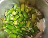 A picture of step 1 of French Beans vegetable.