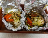 Foto del paso 2 de la receta: Salmón al romero en papillot con verduritas