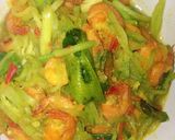 Foto langkah ke 8 dari resep Tumis labu Siem mix udang,bumbu kuning.