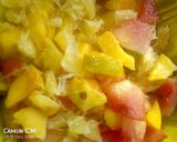 A picture of step 1 of Fruit drink.