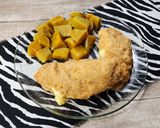 Foto del paso 10 de la receta: 🍗🧀🥓Milanesas de pollo rellenas, horneadas y con un toque diferente 🥓🧀🍗