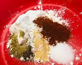 A picture of step 1 of Crunchy coconut & Panko chicken strips.