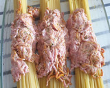 Foto del paso 4 de la receta: Pincho de espaguetis
