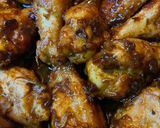 Mézes-mustáros csirkeszárny recept fázis 4 fotója