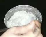 A picture of step 4 of Suji idli.