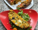 Une image de l'étape 7 de 🫜Cake aux 🧄légumes 🥒🍆🌶️🍅GLUTEN🪻🍃FREE.