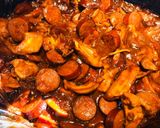 A picture of step 5 of Crockpot Chicken 🐔 Kielbasa Bites.