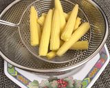 A picture of step 3 of Baby Corn Tikka.
